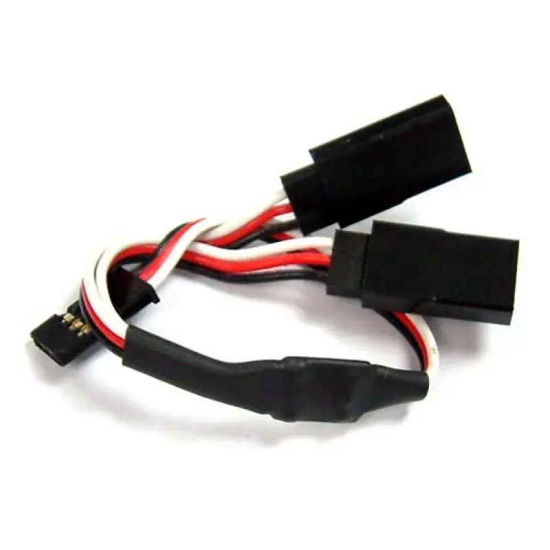 Yeah Racing 15Cm Y Extension Leads With Futaba/Ko Propo(New Plug Connector 1