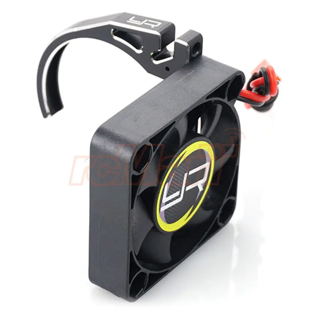 Yeah Racing Aluminum 7075 Fan Mount W/ Ya-0327 40Mm Fan For 540 Motor Black Ya-0526Bk 1