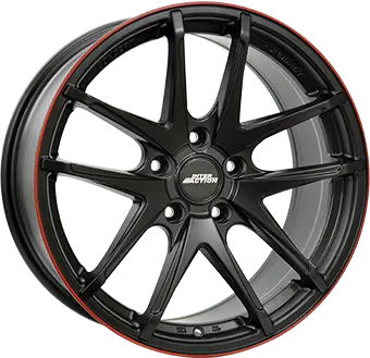 Inter Action Red Hot Dull Black 17*7 1