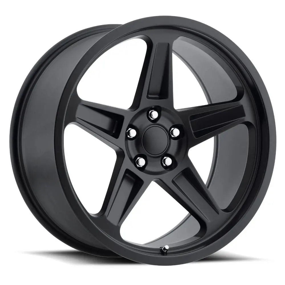 20x9.5 Satin Black SRT-Demon-Inspired Alloy Wheels – 5x115 Bolt Pattern, +12mm Offset