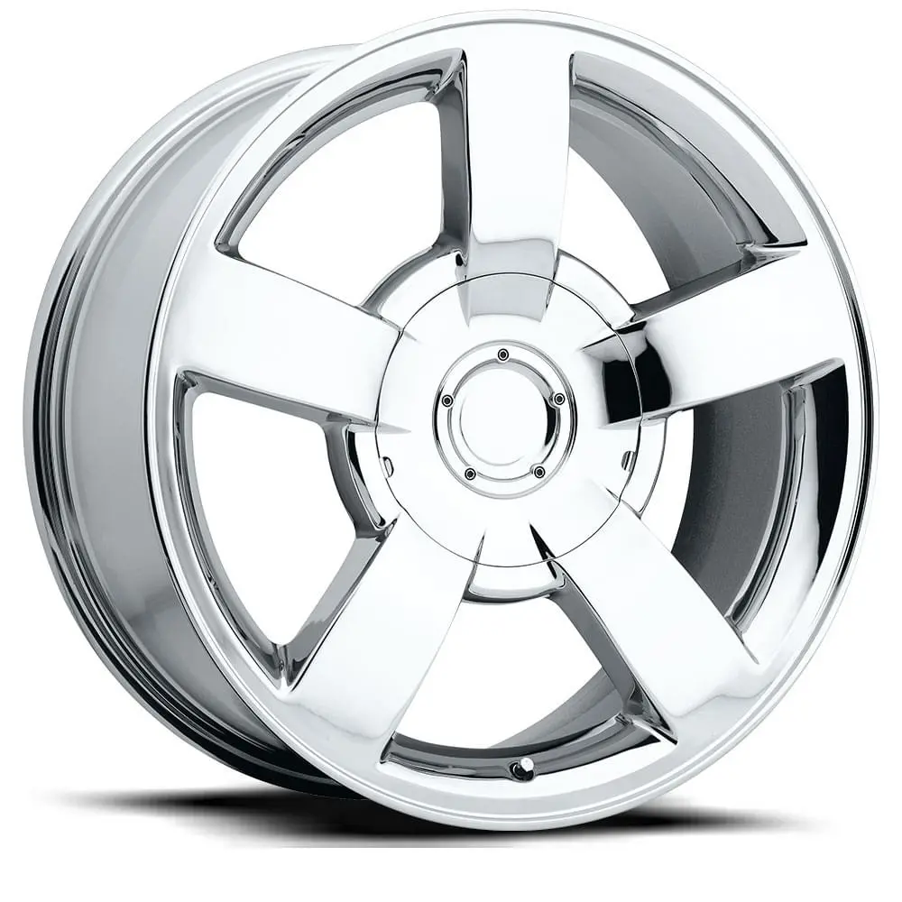 22X10 Chrome 1500 Ss Style Wheels Chevy 1500 (Fr33, 6X139.7, +30 Offset) 1