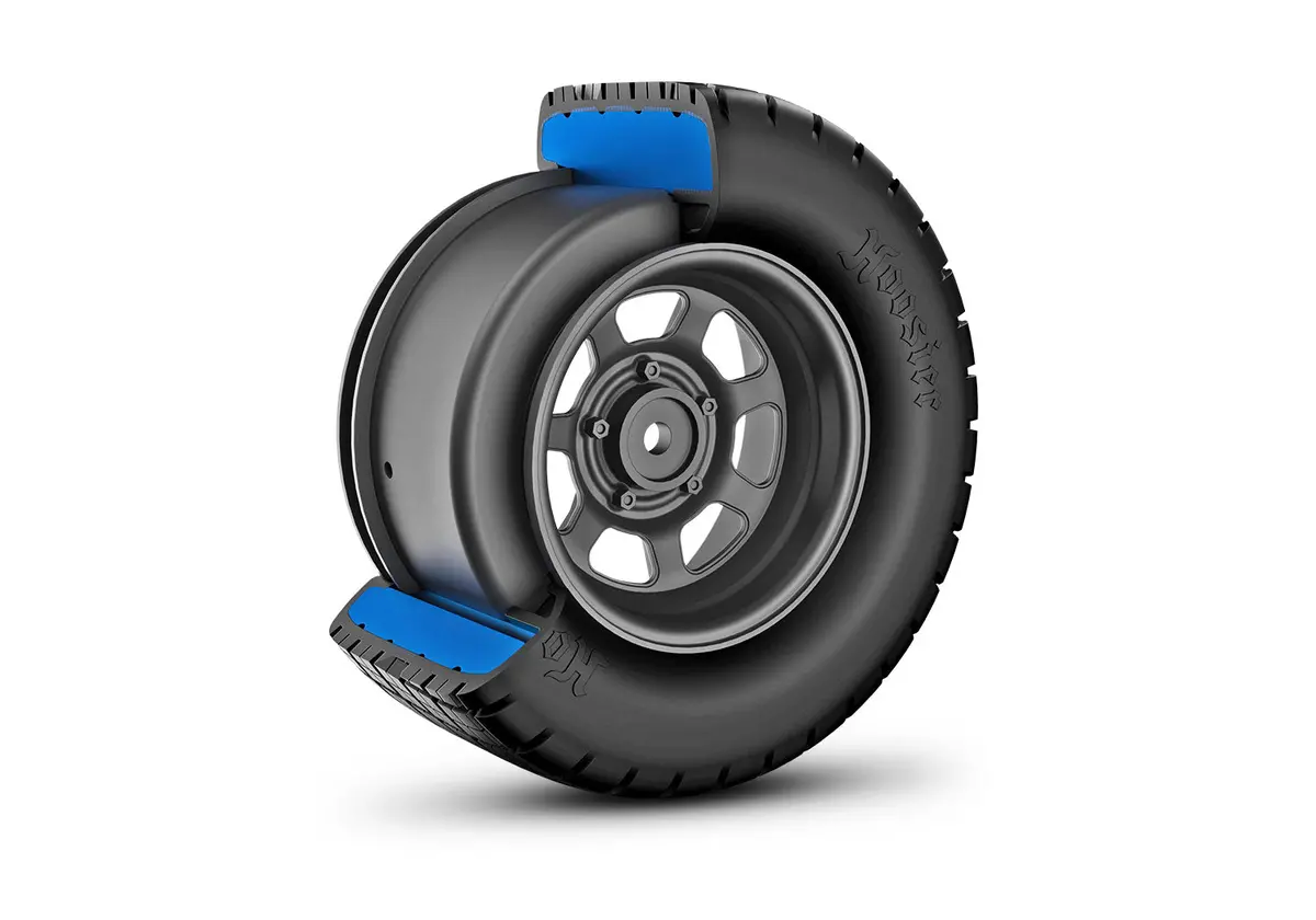 Dirt Oval Gray Front Wheels W/ Hoosier Tires (2) 10473R 2