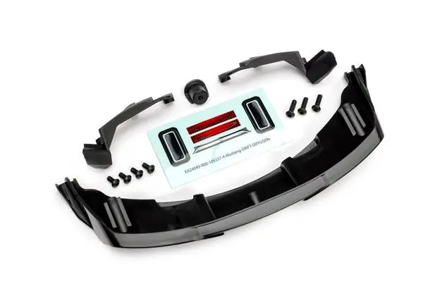 Diffuser Rear With Retainer And Body Support L&R Fits Body #10511 10513 1