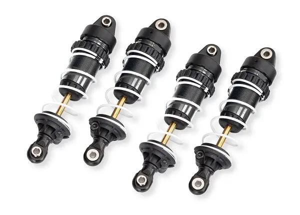 Shocks Gtr Long Anodized Alum Ptfe-Coated Bodies Tin Shafts Assem W/ Springs (4) 10765 1