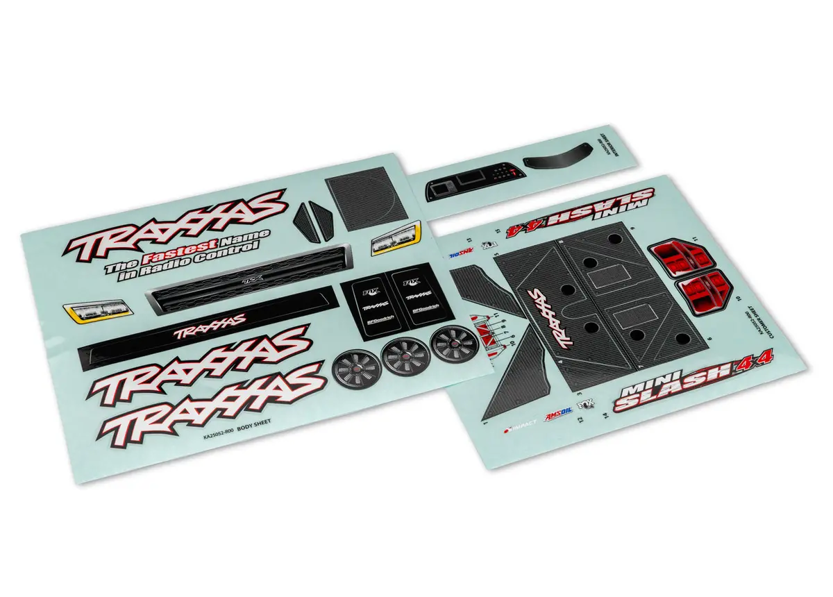 Mini Slash 4X4 Decal Sheets 10817 1