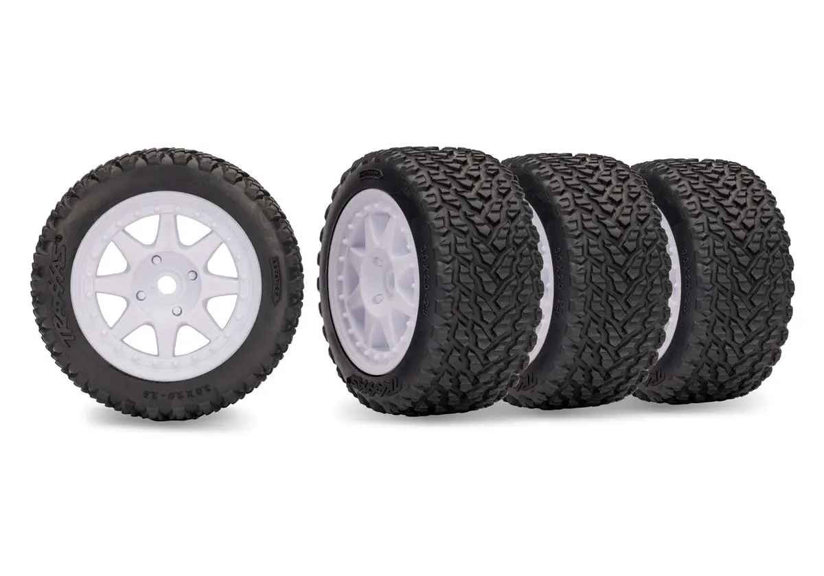 Mini Rally Wheels With Rally Tires (F&R) 10874 1