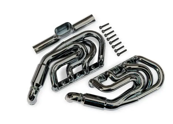 Engine Exhaust Black Chrome With Screws 10982-Blkcr 1