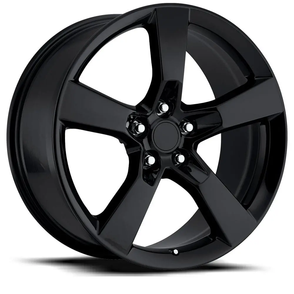 20X9 Gloss Black Ss Camaro Style Wheels (Fr30, 5X120, +40 Offset) 1