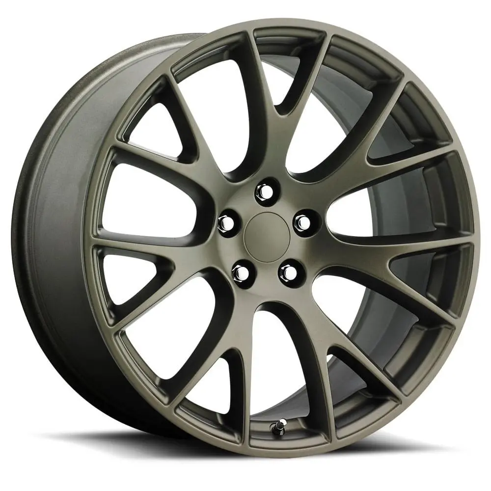 20x9.5 Bronze Hellcat-Inspired Alloy Wheels – 5x115 Bolt Pattern, +15mm Offset