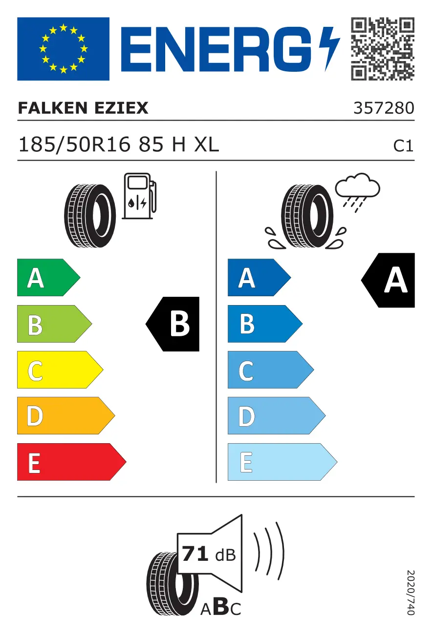 185/50R16 81H Falken E.Ziex 2
