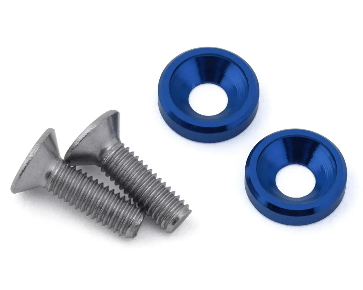 175Rc Team Associated Dc10 Ti-Look Motor Screws (2) 1