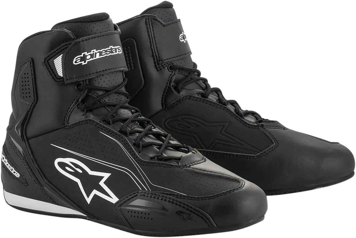 Alpinestars Faster-3 Racing Shoes – Black/White, Size Us 10 (2510219-10-10) 1