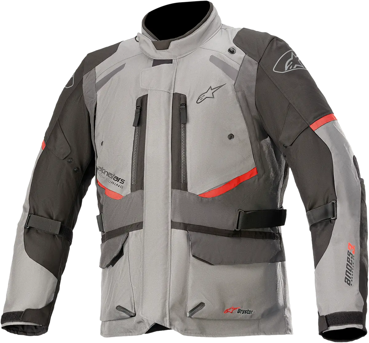 Alpinestars Andes V3 Drystar Waterproof Motorcycle Jacket – Gray/Gray, Size Xl (3207521-9037-Xl) 1