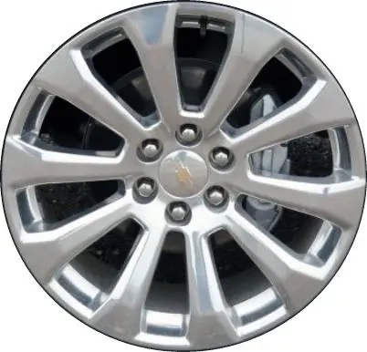 22X9 Factory Replacement New Alloy Wheel For Chevrolet Silverado 1500 2019-2022 - D2 1