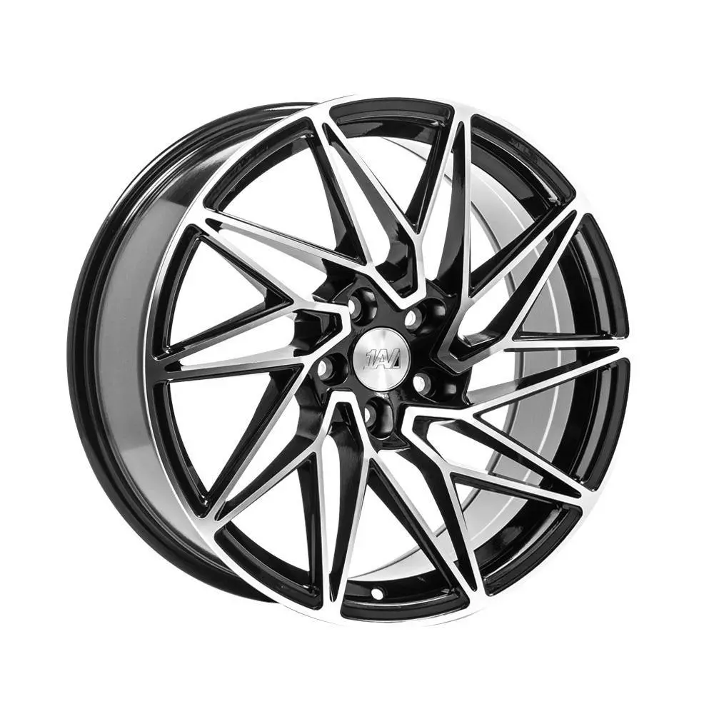 1Av Wheels Zx10 Black Polish 18*8 1