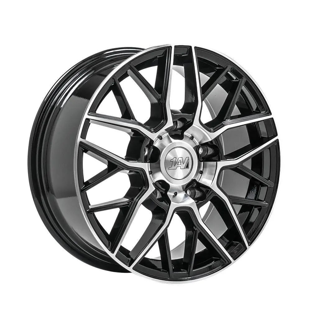 1Av Wheels Zx11t Transit Black Polish 18*8 1