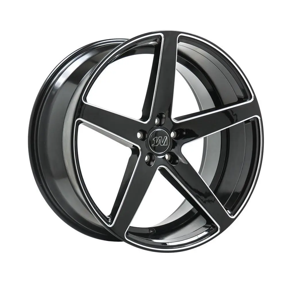1Av Wheels Zx9 Gloss Black  &Amp; Chamfer 22*9 1