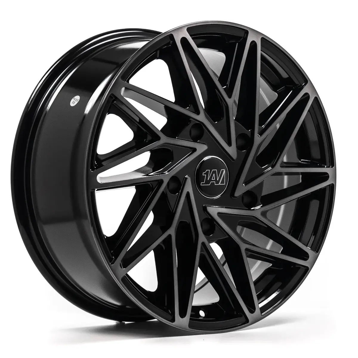 1Av Wheels Zx10t Transit Black Polished Tinted 18*8 1