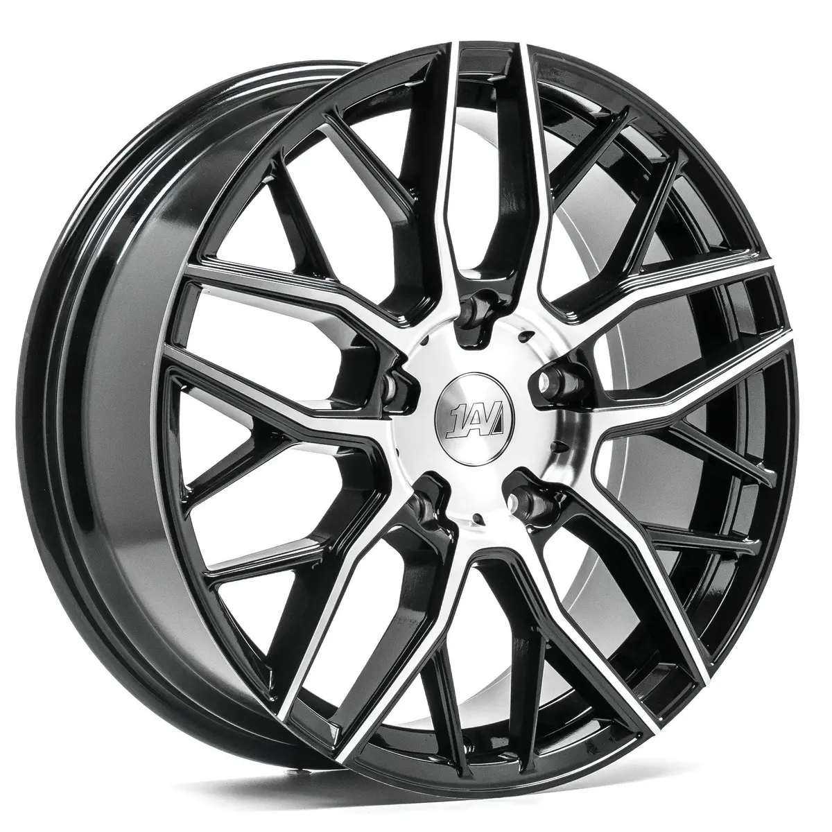 1Av Wheels Zx11t Transit Black Polish 20*8 1