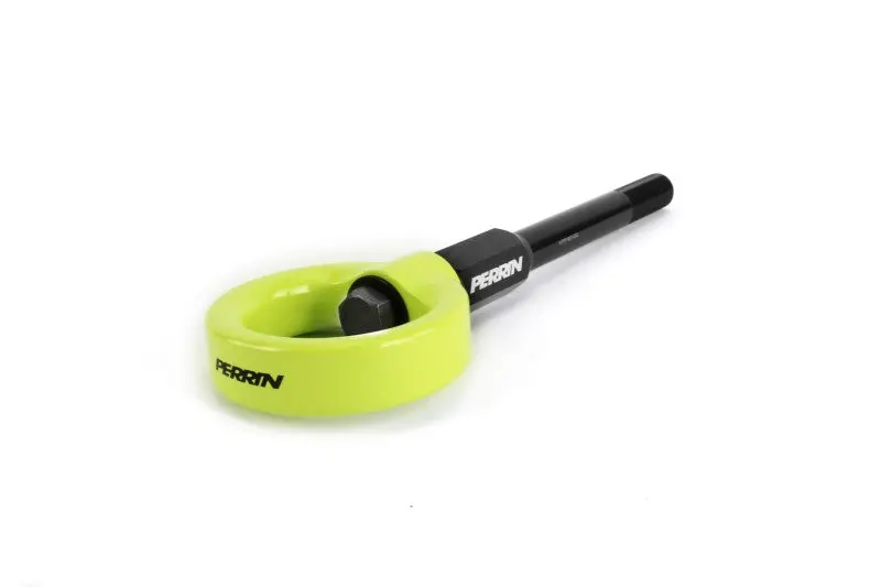 Perrin Front Tow Hook Kit For 2002–2007 Subaru Wrx And Sti – Neon Yellow Finish 1