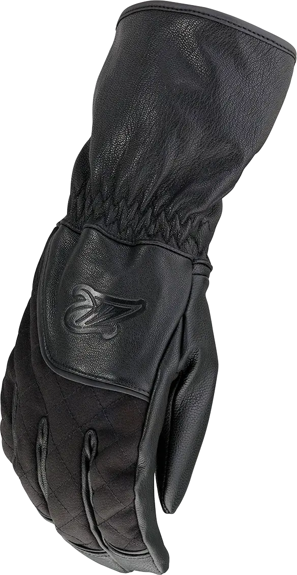 Z1R Women’S Recoil 2 Motorcycle Gloves – Black, Large (Model 3302-0900) 1