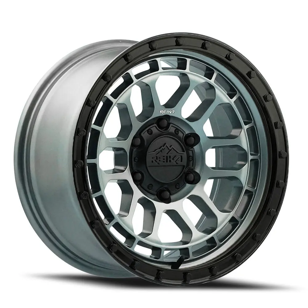17X8.5 R35 Rambler Gloss Graphite / Black Ring Alloy Rim | 6X5.5 (+Offset) 1