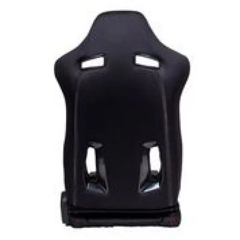 Nrg Sport Seat Pair – Black Cloth With Red Stitching, Nrg Logo & Arrow Cushion Design 1