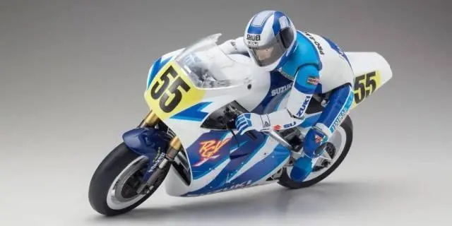 Kyosho (34931B) Hang On 1/8 Ep S.R.T. Suzuki Rgv1992 Rc Motorcycle Kit 1