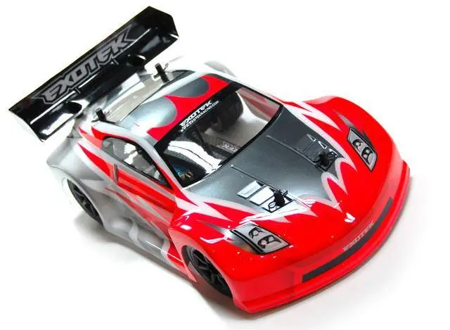 Exotek Gt-Z Clear Body Set, For Mini Apex Touring Car, Lexan Race Body W/ Wing 1