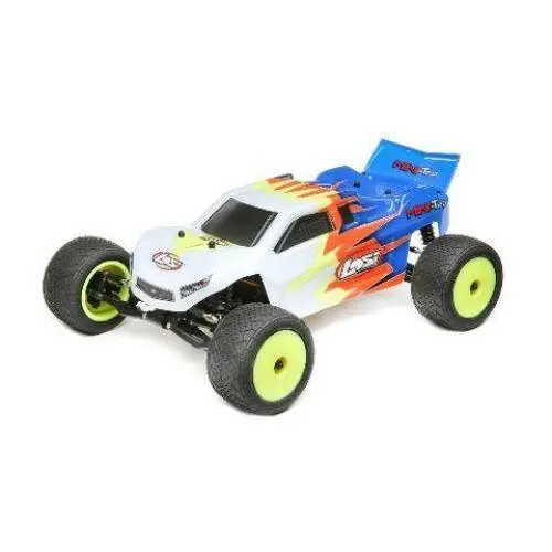 Losi Mini-T 2.0 Rtr  Blue And White 1/18 Scale 2Wd Stadium Truck 1