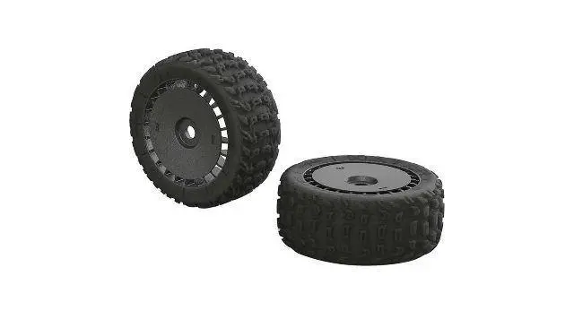 Arrma Katar T 6S Tire/Wheel Set Talion (2) Arac9615 | Ar550048 1