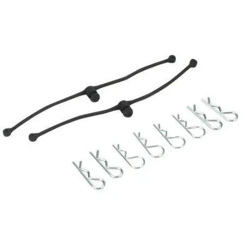 Dubro Body Klip Retainers-Black 1