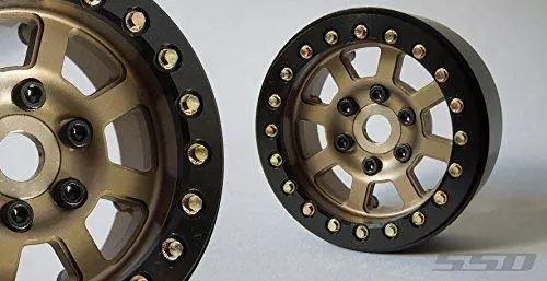 Ssd Rc Assassin 1.9 Beadlock Crawler Wheels (Bronze) (2) 1