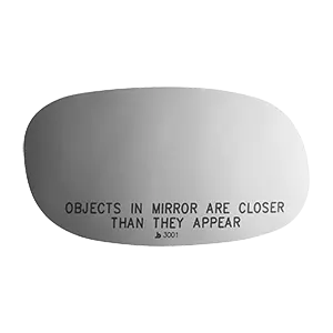 Burco - Passenger Side View Mirror For Chev Camaro Fbird Sbird Rh Convex - 3001 (Glass Only - Backing Plate Not Included) 1