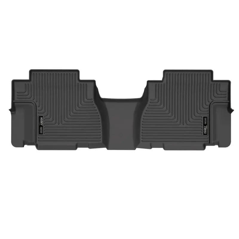 Husky Liners X-Act Contour Floor Mats – Black, Second-Row Coverage Excluded, Fits 2008–2022 Toyota Sequoia 1