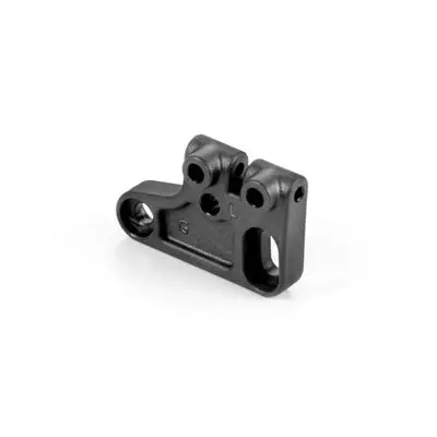 Xray Composite Front Upper Arm Mount - Left - Graphite 372022 1