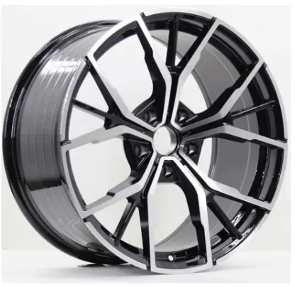 Replica For Audi 038 Black Polish 19*8,5 1