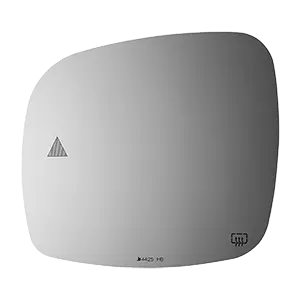 Burco Heated Driver-Side Mirror Glass with Blind Spot Indicator for Chrysler Town & Country – Left-Hand Flat Mirror (Glass Only, No Backing Plate)