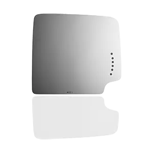 Burco - Passenger Side View Mirror W Signal For Chev Silverado Sierra Hd Rh Upper Flat Signal Fitover 1