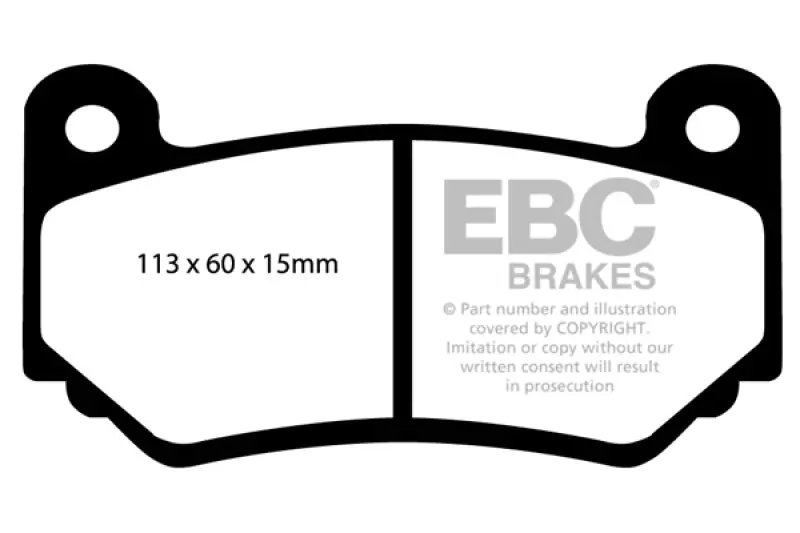 Ebc Ap Racing Cp7600 Bluestuff Ndx Front Brake Pads – High-Performance Street And Track Compound 1