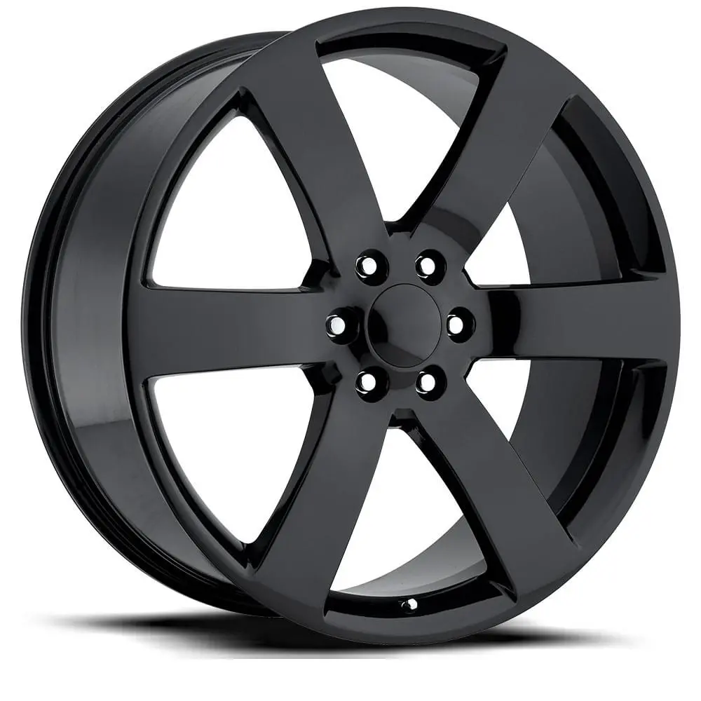 22X9 Gloss Black Trailblazer Ss Style Wheels (Fr32, 6X127, +45 Offset) 1