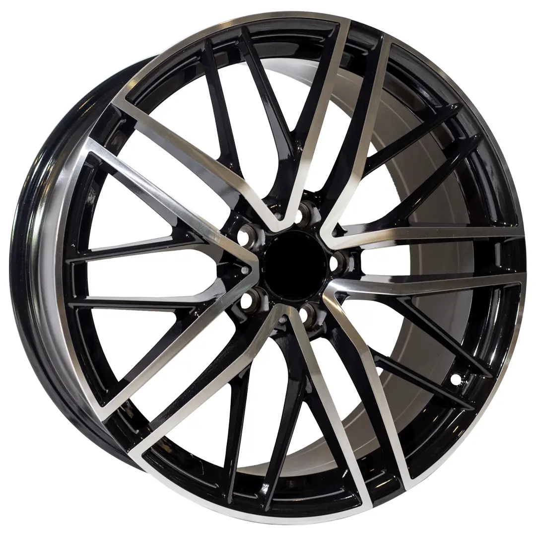 Replica For Mercedes 142 Black Polish 18*8 1