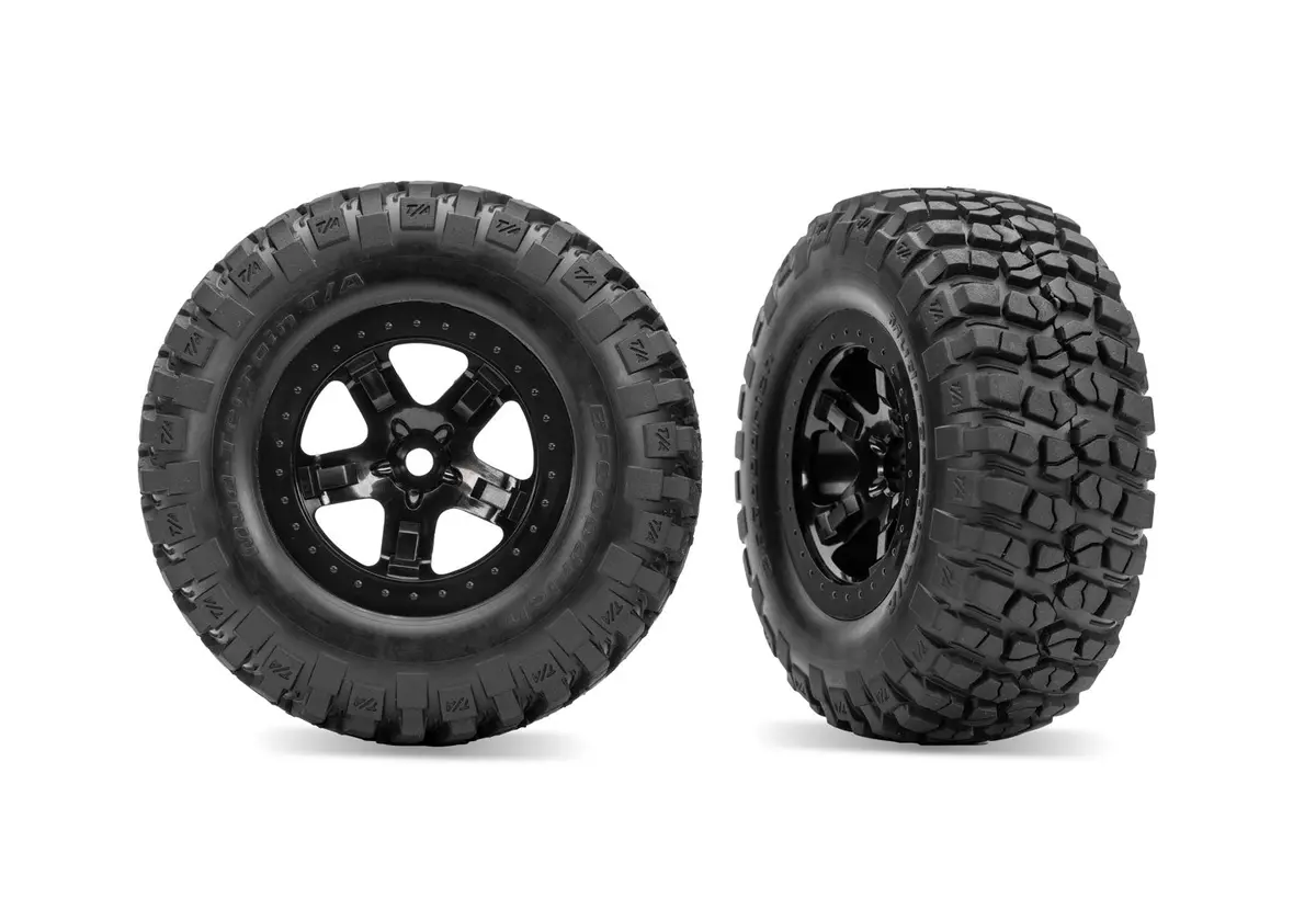 Sct Black Wheels & Bfg Mud-Terrain T/A Km2 Tires (2) 5878-Blk 1