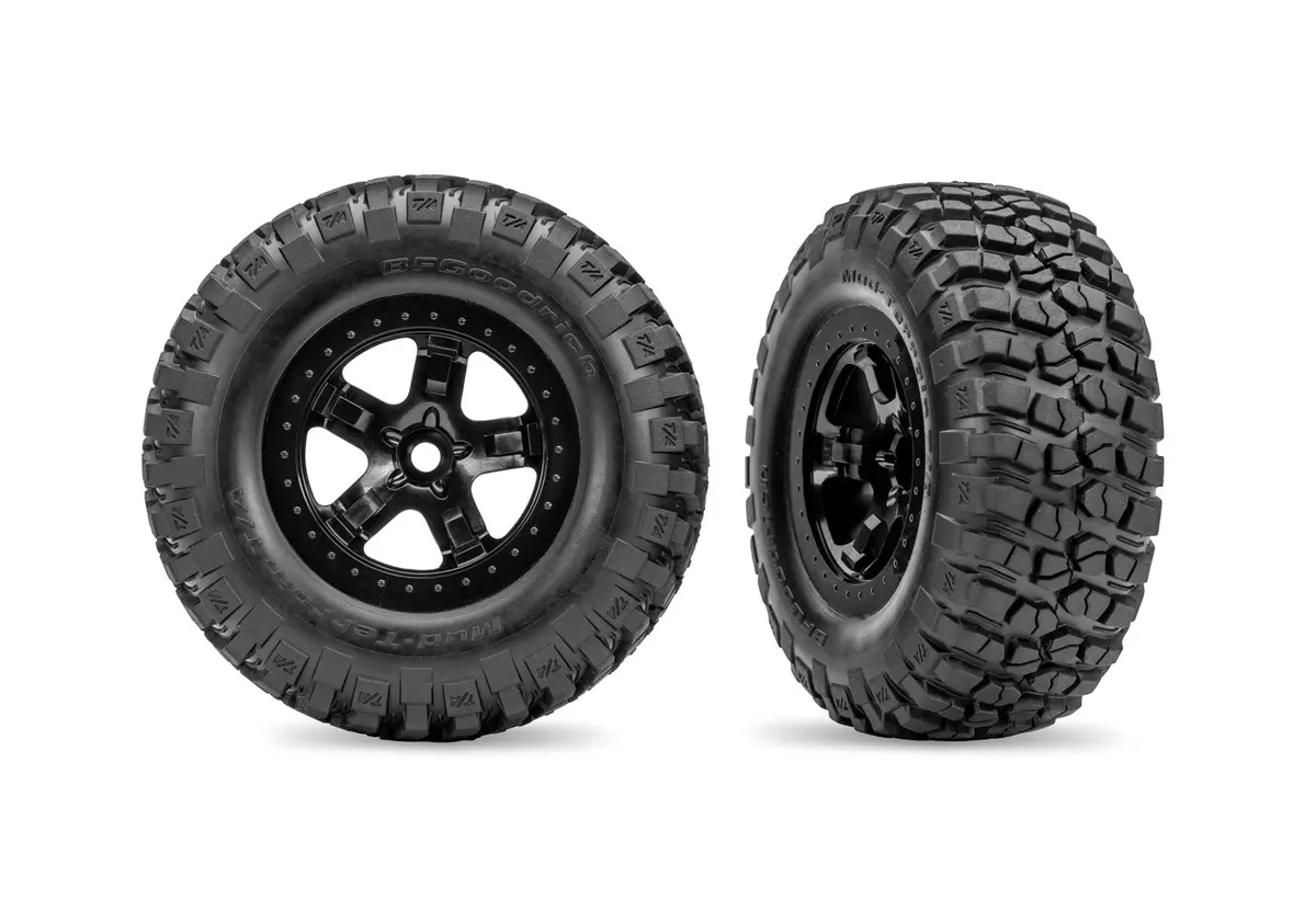 Sct Black Wheels & Bfg Mud-Terrain T/A Km2 Tires (2) 5879-Blk 1