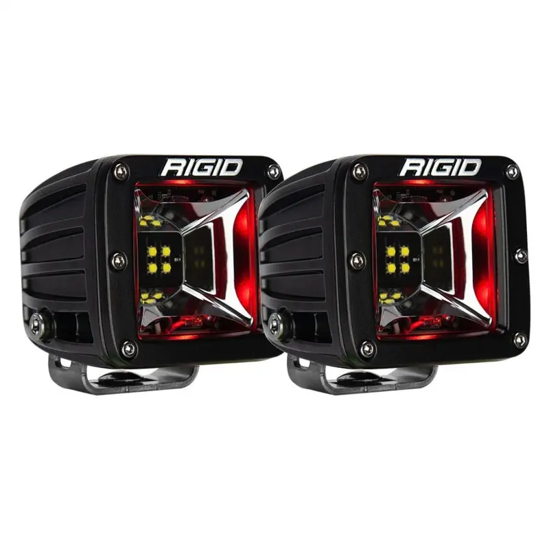 Rigid Radiance 3-Inch Red Backlight Led Strip – Surface-Mount Pair 1