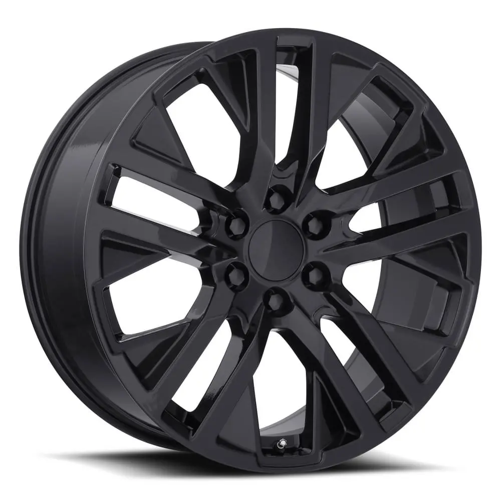 24X10 Gloss Black Gmc Carbonpro Style Wheels (Fr96, 6X139.7, +31 Offset) 1