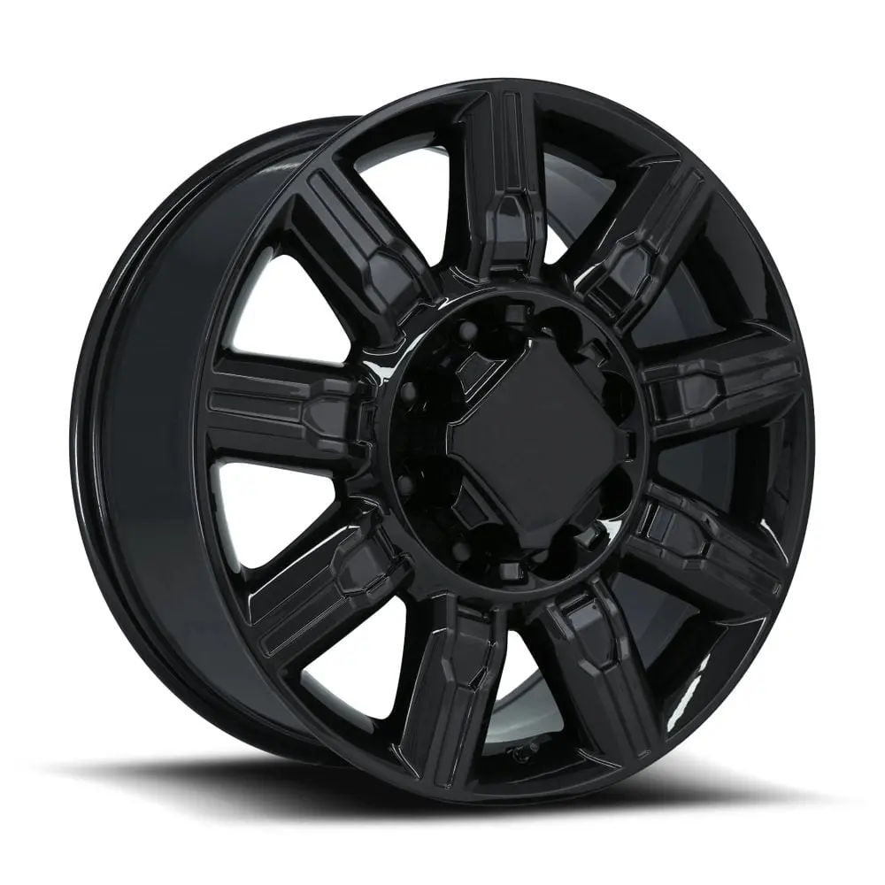 20X8.5 Gloss Black At4 2500 Style Wheels (Fr276, 8X180, +47 Offset) 1