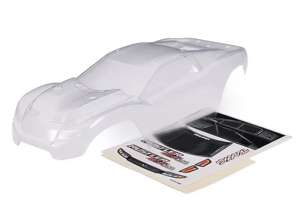 Rustler 4Wd Body Clear With Decals 6740 1
