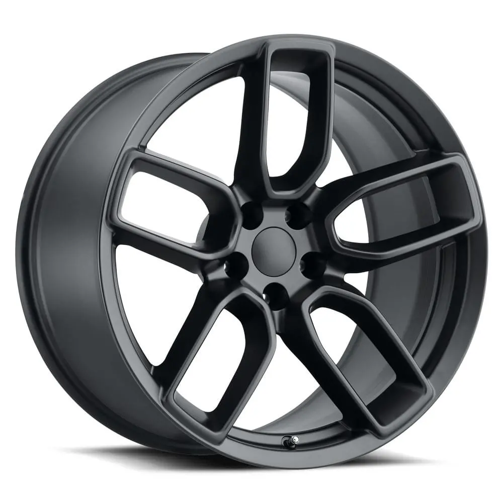 20x9.5 Satin Black Wide-Body Fitment Alloy Wheels – 5x115 Bolt Pattern, +15mm Offset