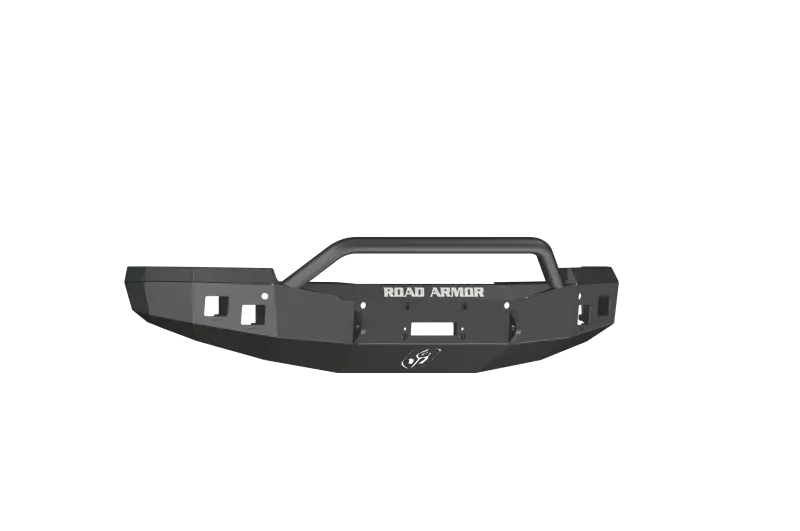 Road Armor Stealth Winch Bumper With Pre-Runner Guard – Textured Black Finish For 2014–2015 Chevrolet Silverado 1500 1